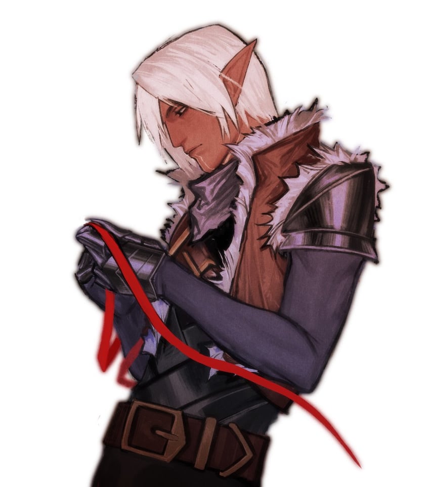 fenris (dragon age and 1 more) drawn by cyq_kk