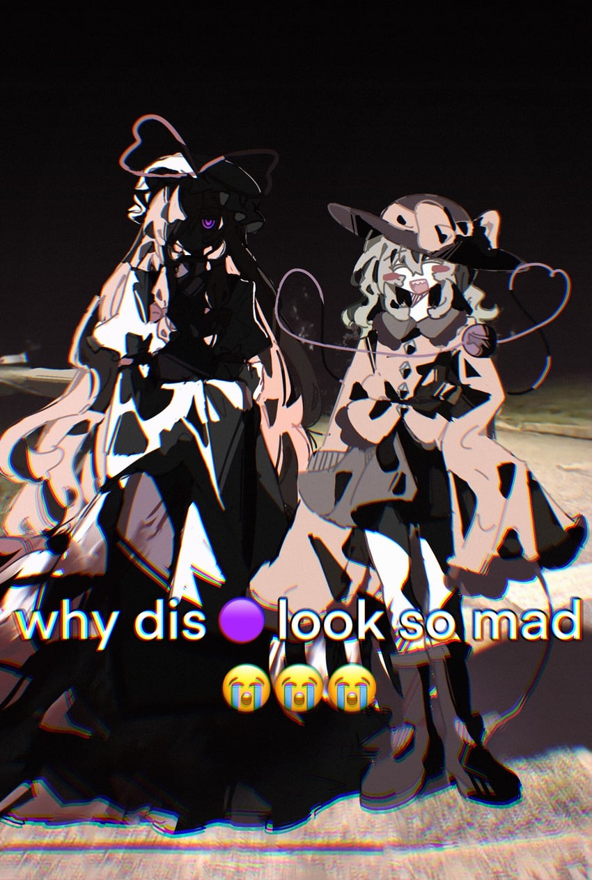 komeiji koishi and yakumo yukari (touhou and 1 more) drawn by shindiyue