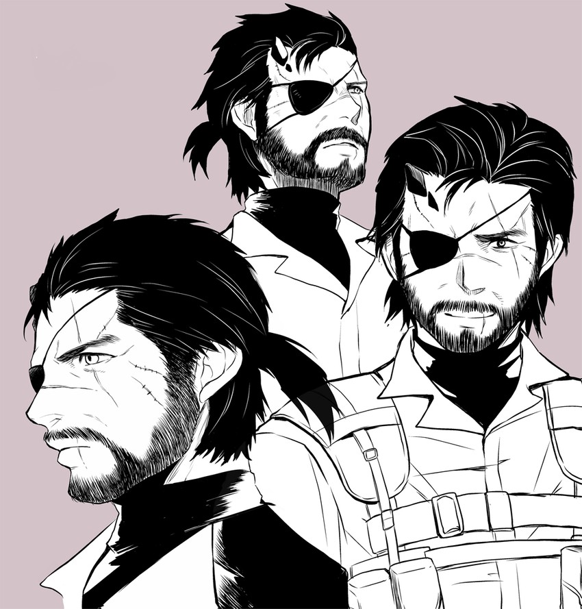 venom snake (metal gear and 1 more) drawn by sodayabp