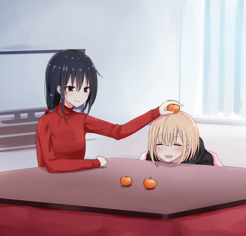 kamioka senri and ameno hitsuka (original) drawn by piripun