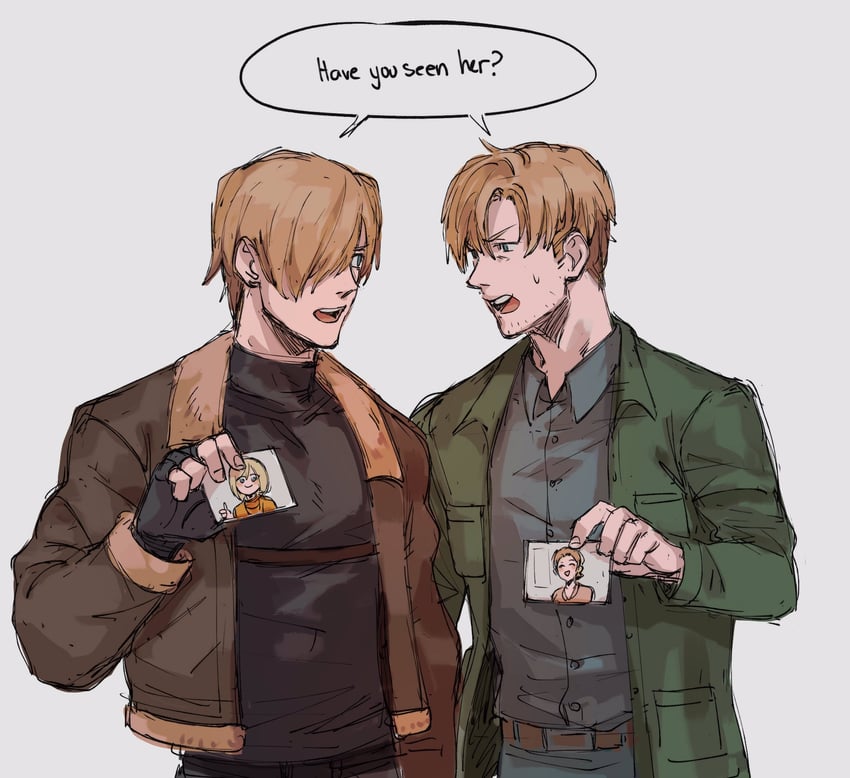 leon s. kennedy, ashley graham, james sunderland, and mary shepherd-sunderland (resident evil and 3 more) drawn by tirtyturtle