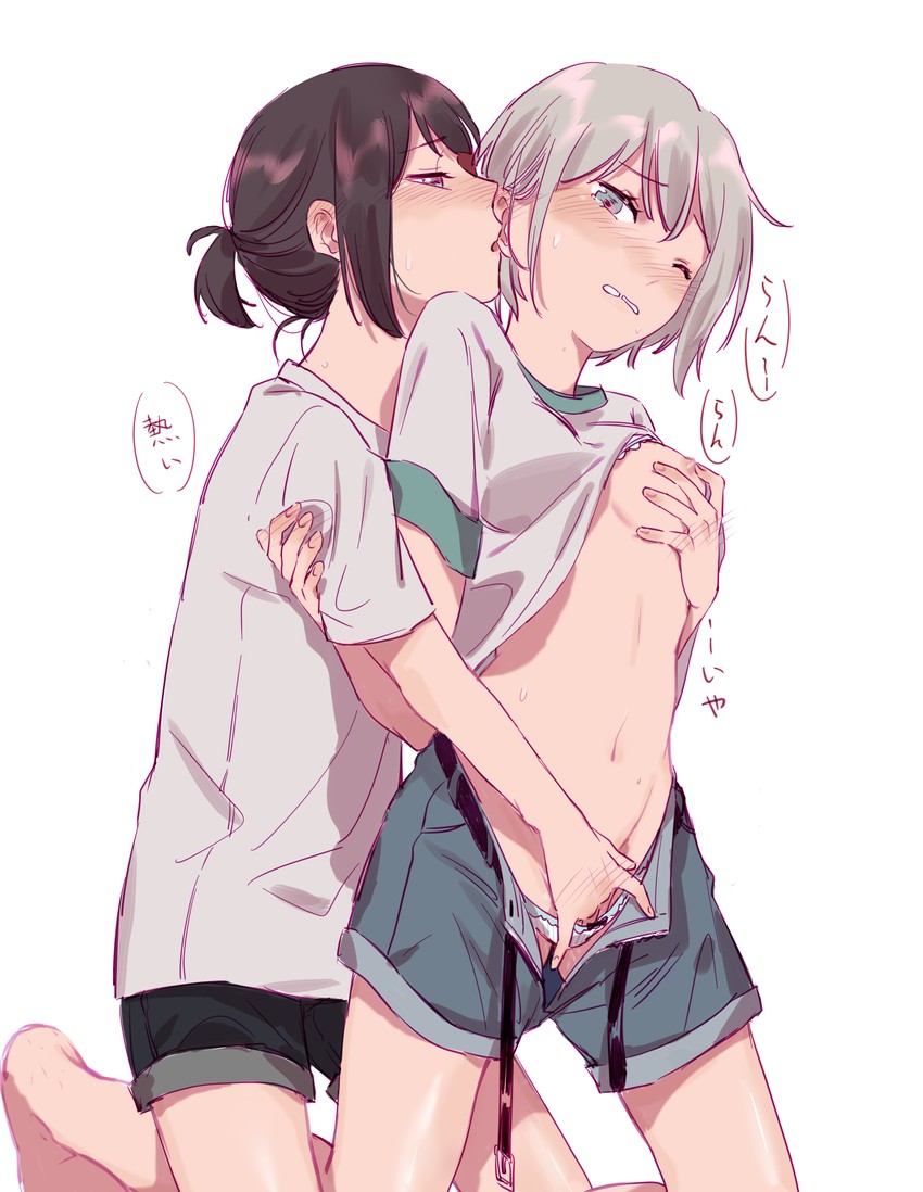 mitake ran and aoba moca (bang dream!) drawn by mochikayu