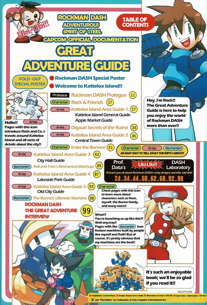 tron bonne, roll caskett, servbot, mega man volnutt, data, and 3 more (mega man and 2 more)