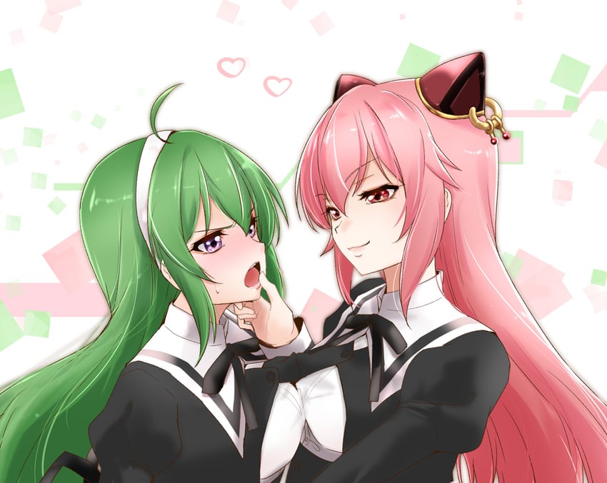 tanaka ichi and endou araya (assault lily) drawn by urutsu_sahari
