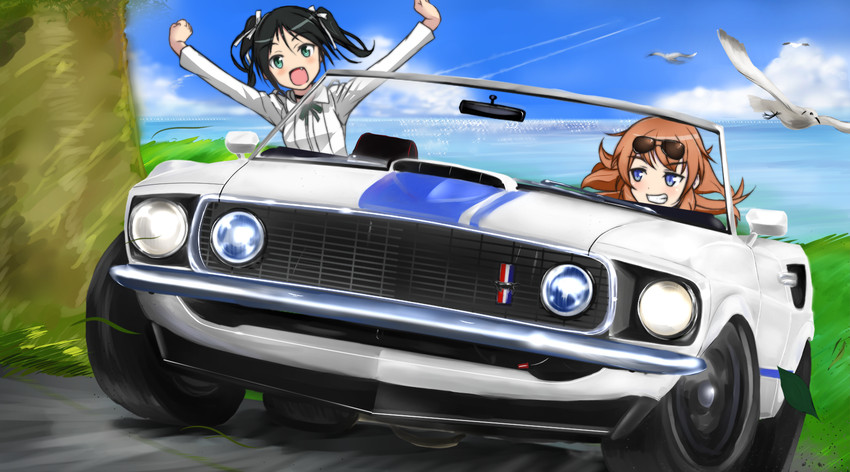 charlotte e. yeager and francesca lucchini (world witches series and 1 more) drawn by aegis_(theoryiv)