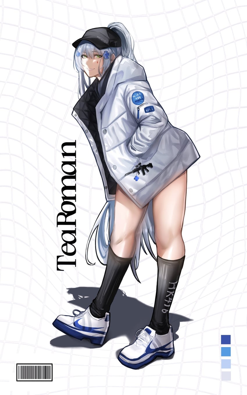 hk416 and klukai (girls' frontline and 1 more) drawn by tearoman