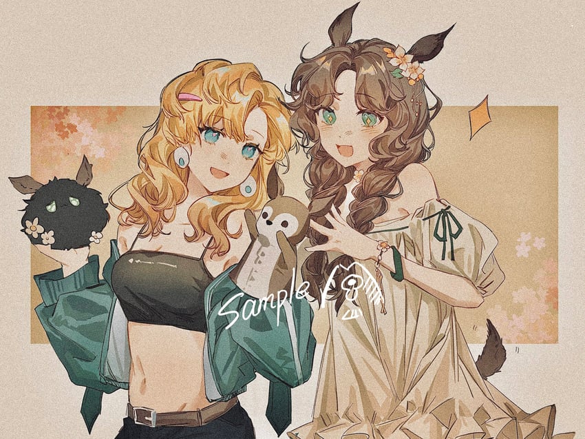 jessica, blonney, and carbuncle (reverse:1999) drawn by xy_mt2528