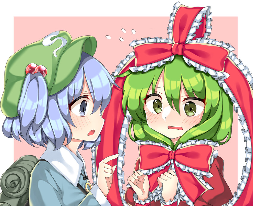kawashiro nitori and kagiyama hina (touhou) drawn by cheunes