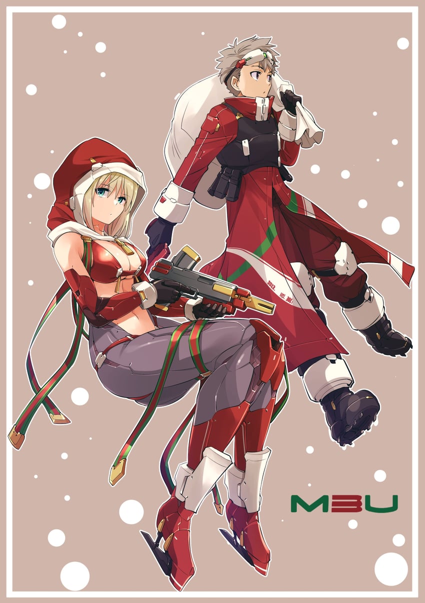 blau and rainy (mechanical buddy universe) drawn by kato_takuji