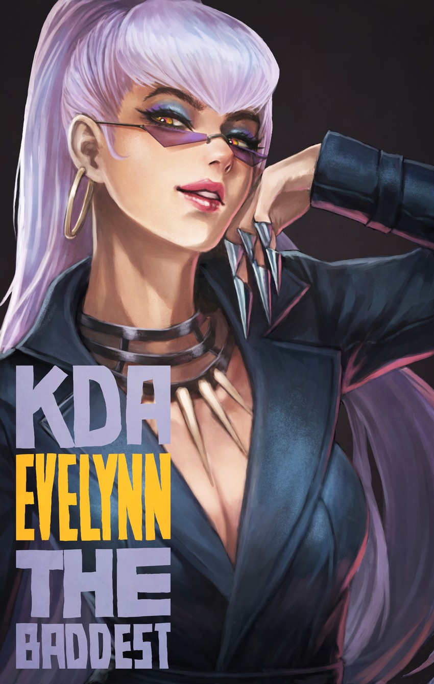 evelynn, k/da all out evelynn, and the baddest evelynn (league of legends) drawn by monori_rogue