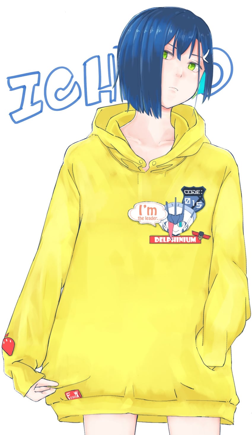 ichigo (darling in the franxx) drawn by ayame(t^t)