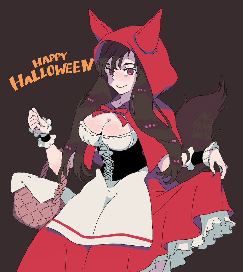 imaizumi kagerou and little red riding hood (touhou and 1 more) drawn by jean_(jean_sp)