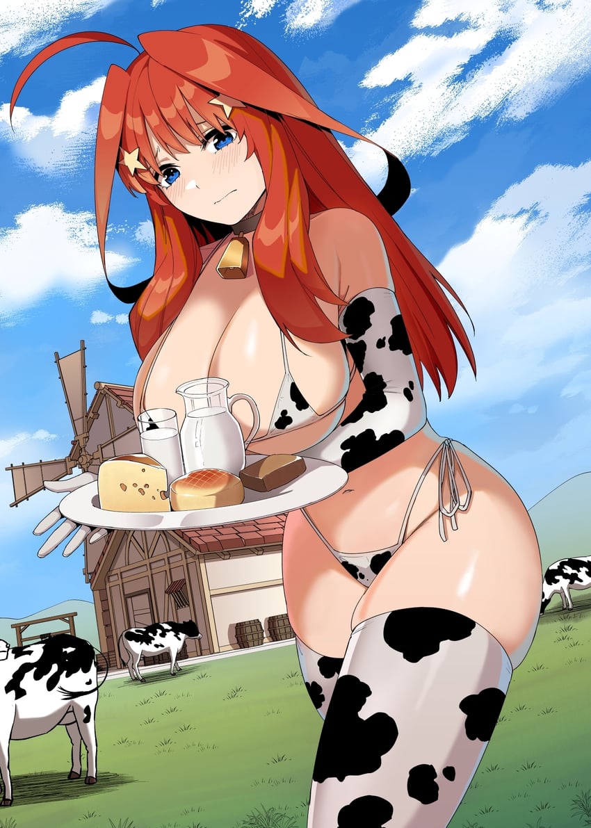 nakano itsuki (go-toubun no hanayome) drawn by kosmos_beta