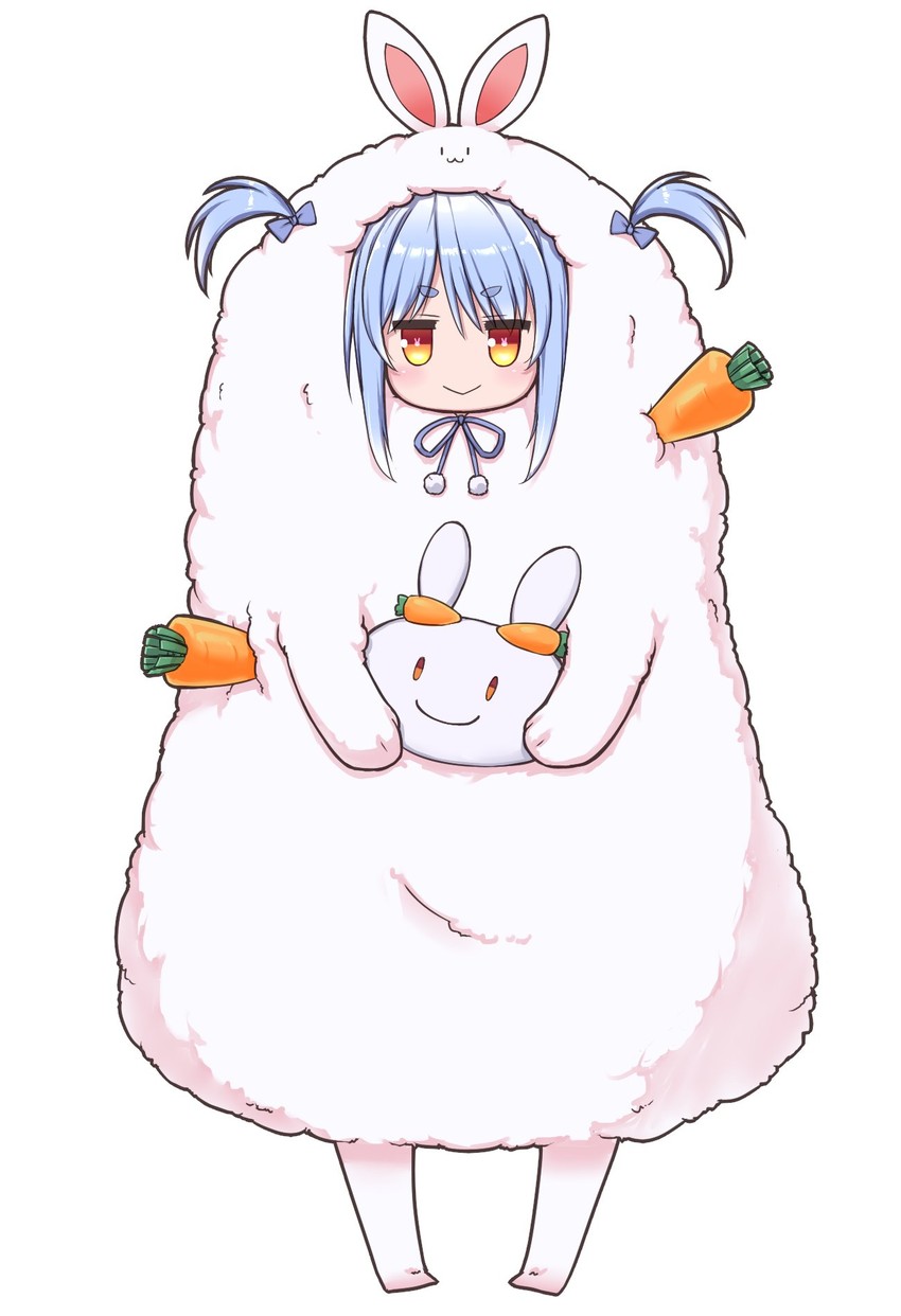 usada pekora, don-chan, and pekomon (hololive) drawn by cocytus_(wind_master)