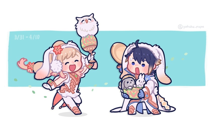 sharena, alfonse, and feh (fire emblem and 1 more) drawn by mushi_rags