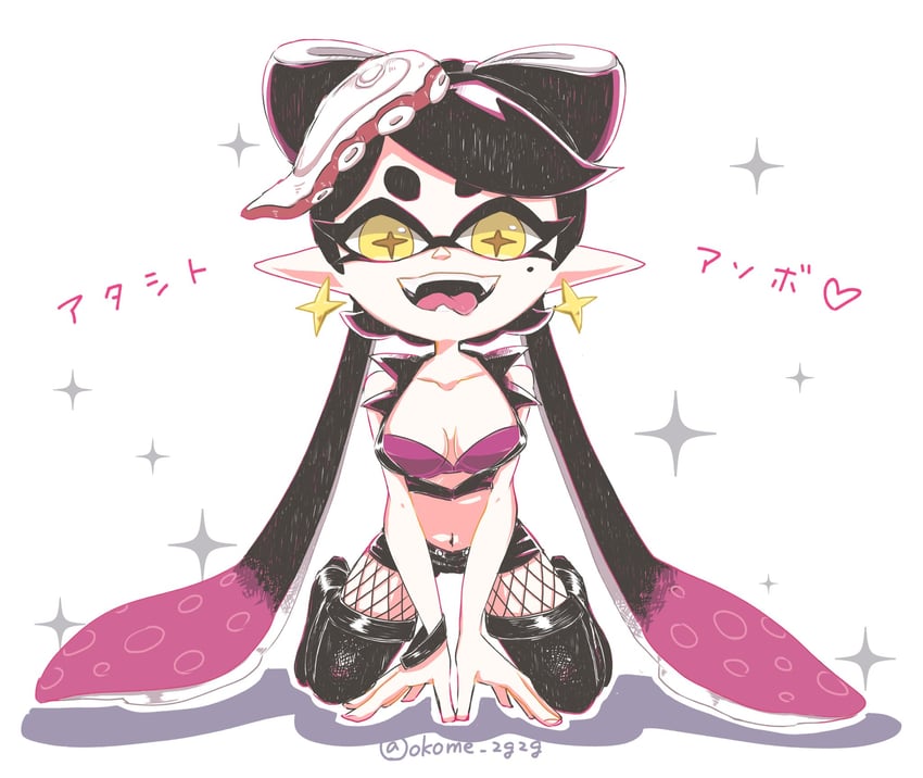 callie (splatoon and 1 more) drawn by okome_2g2g