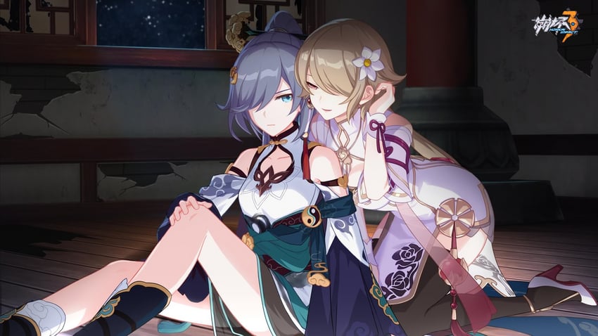 fu hua and rita rossweisse (honkai and 1 more)