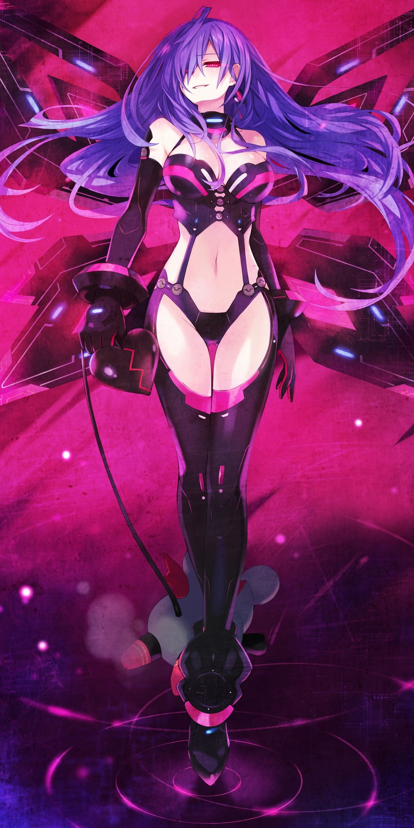iris heart and warechu (neptune and 1 more) drawn by tsunako
