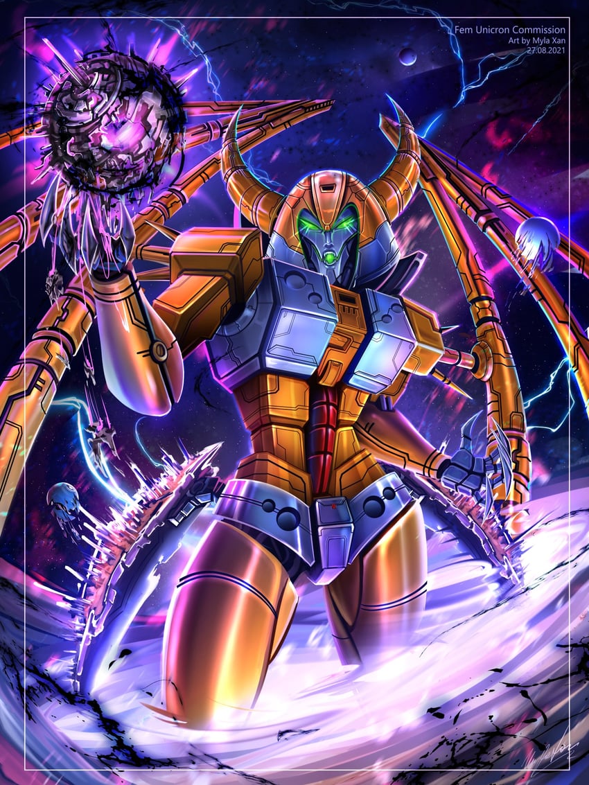 unicron (transformers and 1 more) drawn by myla_xan