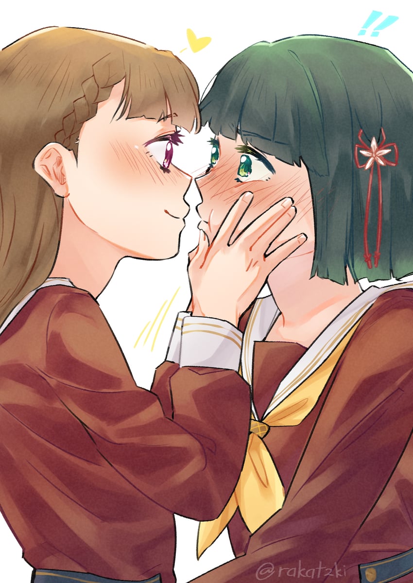 momose ginko and kachimachi kosuzu (love live! and 1 more) drawn by rakatzki
