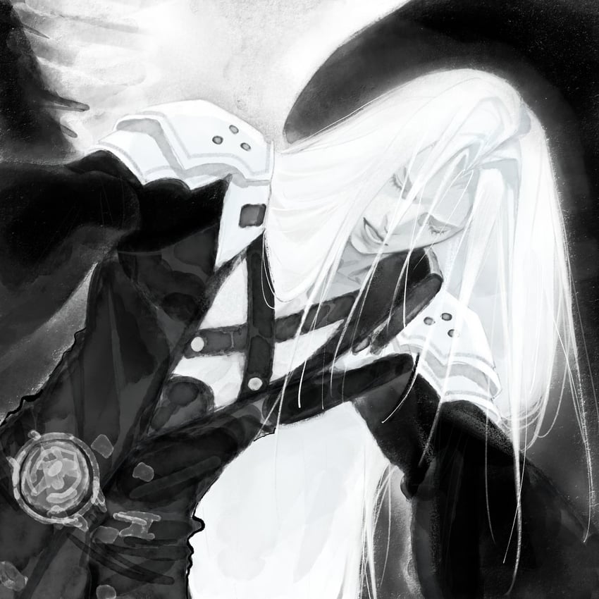 sephiroth (final fantasy and 1 more) drawn by shyuuwei