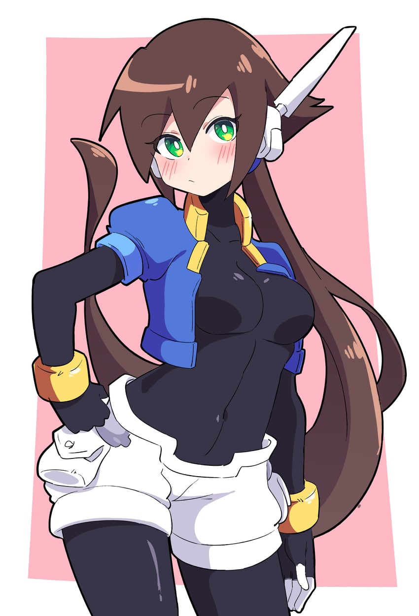 aile (mega man and 2 more) drawn by buzzlyears