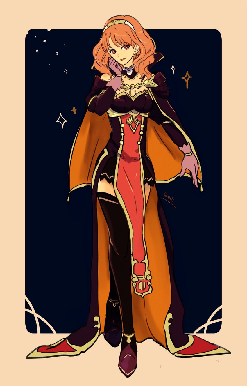 celica (fire emblem and 2 more) drawn by sasaki_(dkenpisss)