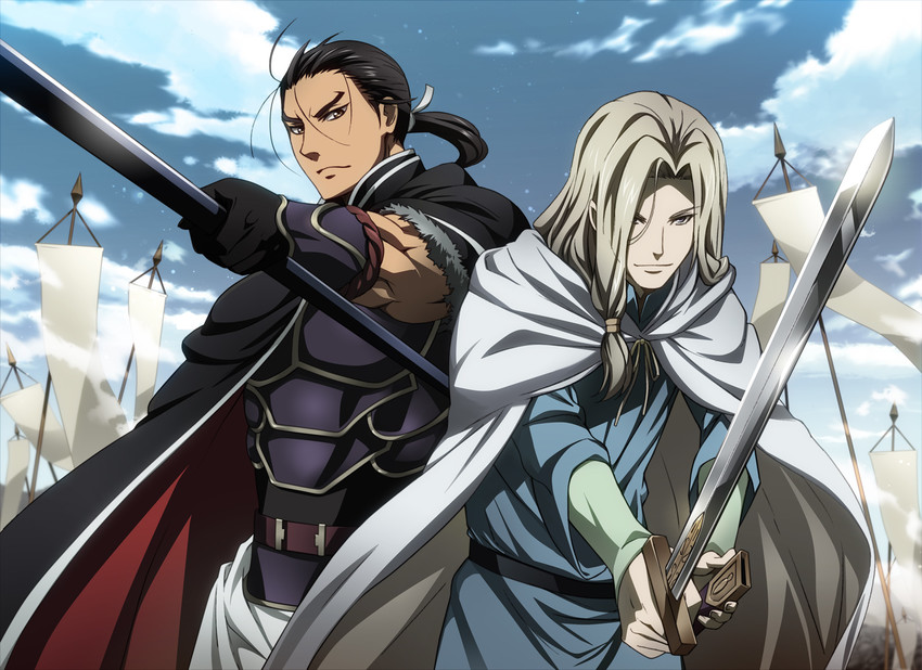 daryoon and narsus (arslan senki) drawn by nyoro_(nyoronyoro000)