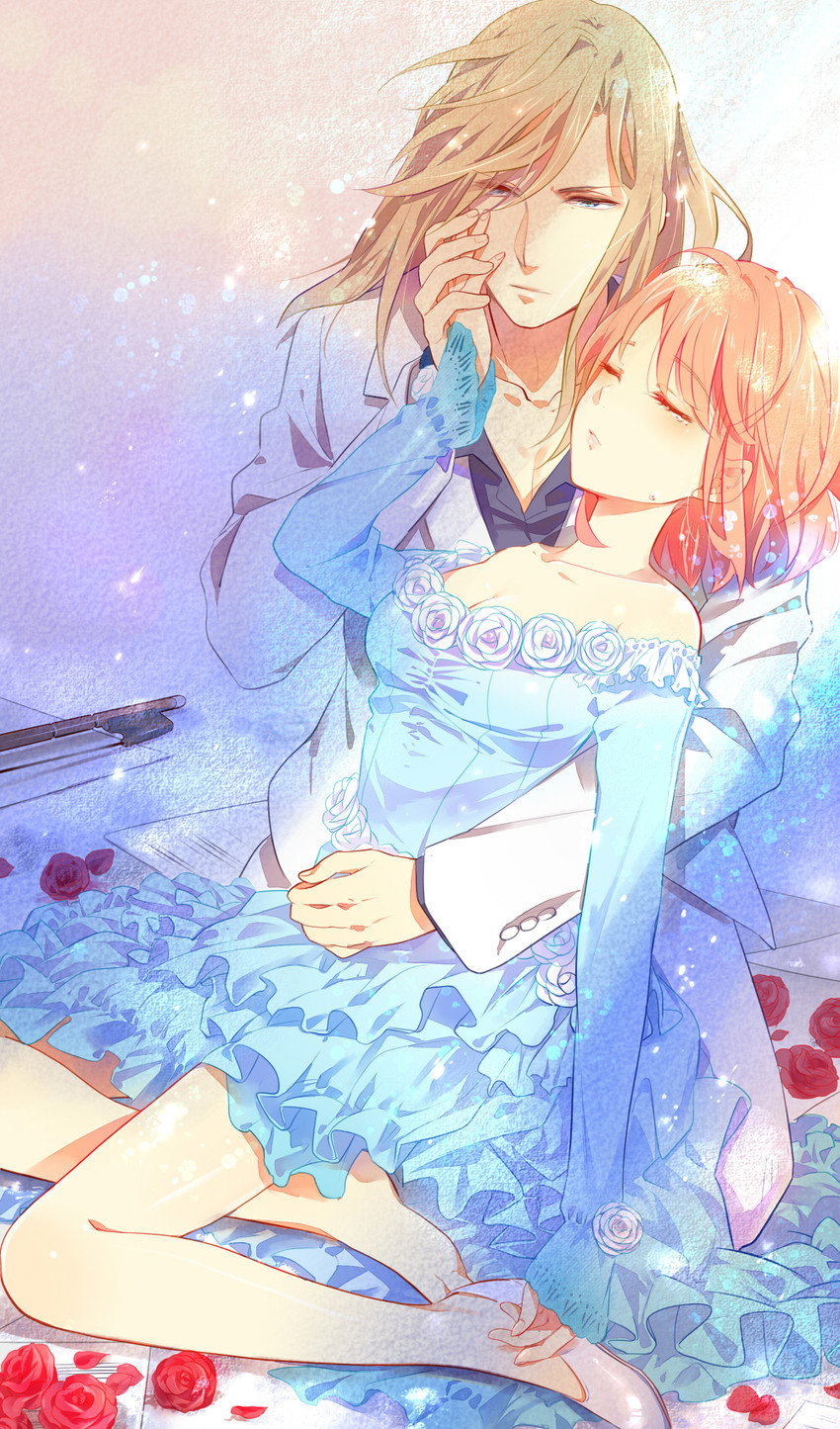 nanami haruka and camus (uta no prince-sama) drawn by karuha