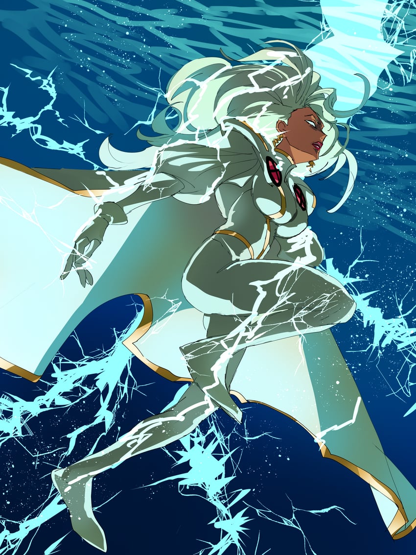 storm (marvel and 2 more) drawn by fusenryo