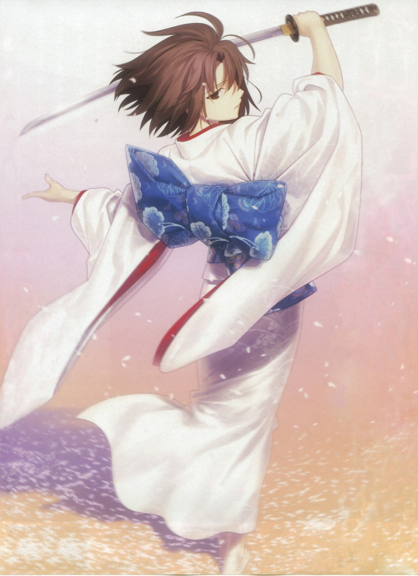 ryougi shiki (kara no kyoukai) drawn by koyama_hirokazu and takeuchi_takashi