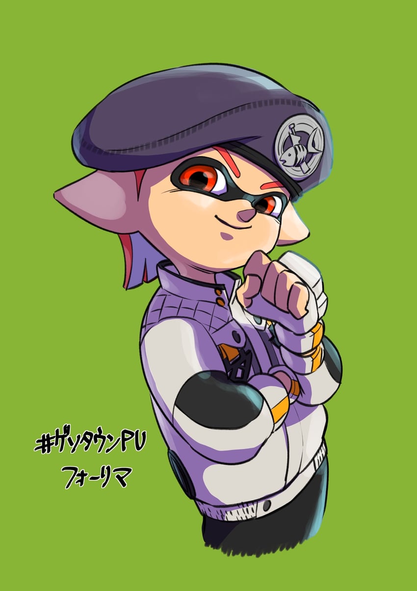 inkling player character and inkling boy (splatoon) drawn by xdies_ds