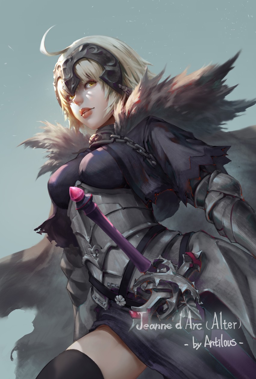 jeanne d'arc alter (fate and 1 more) drawn by antilous