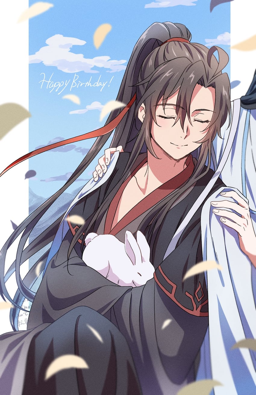 wei wuxian and lan wangji (modao zushi) drawn by kimako_(kimako_8)