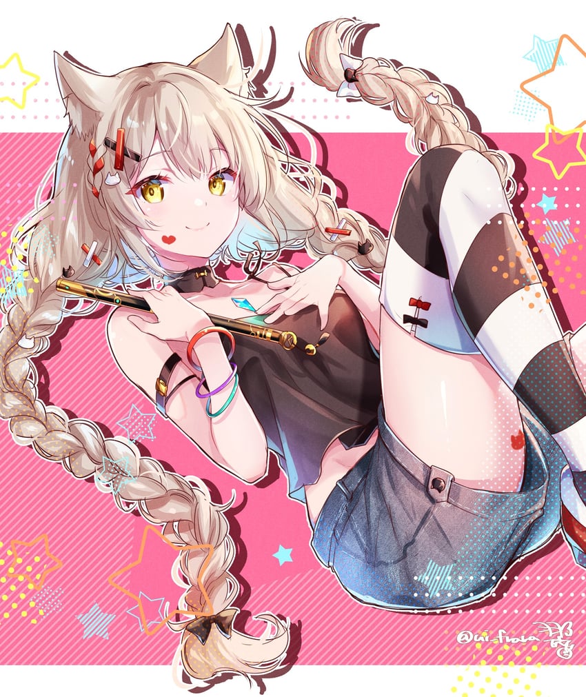 nia and mio (xenoblade chronicles and 1 more) drawn by ui_frara