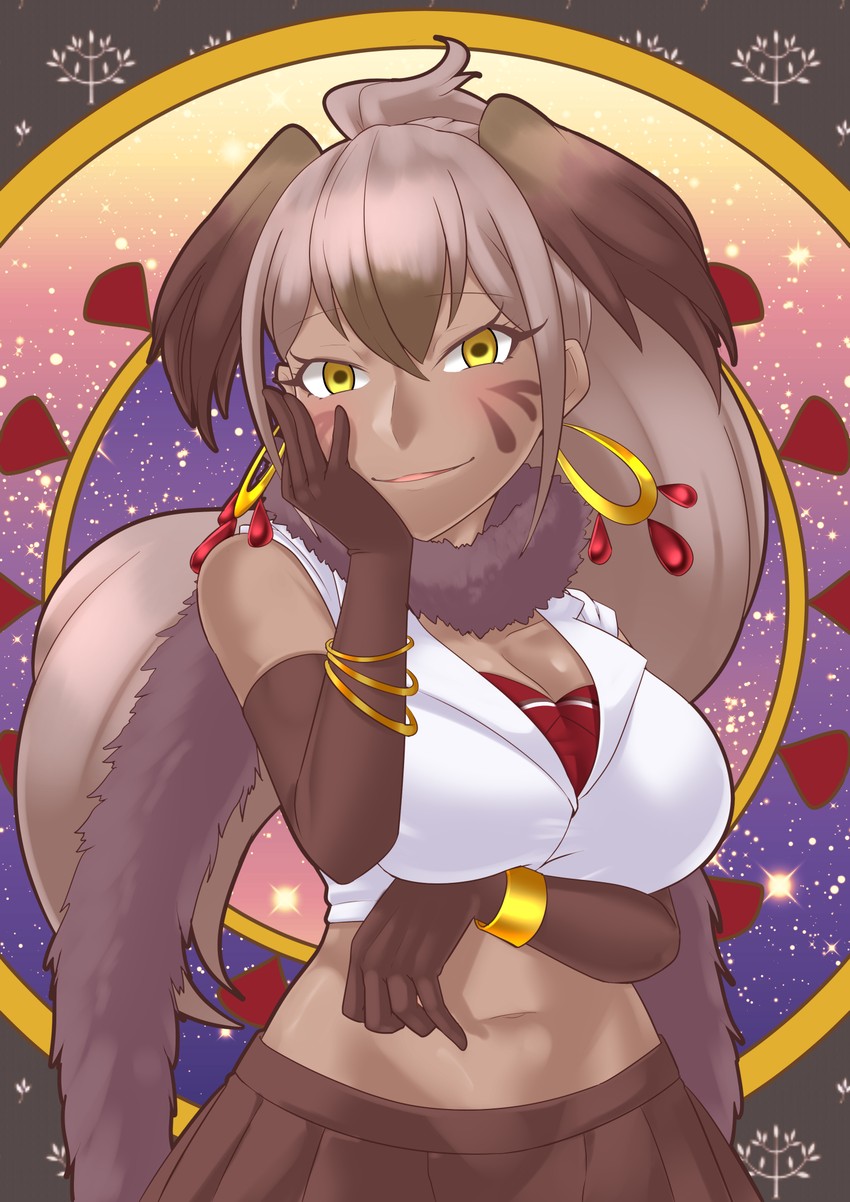 north island giant moa (kemono friends) drawn by kawanami_eito