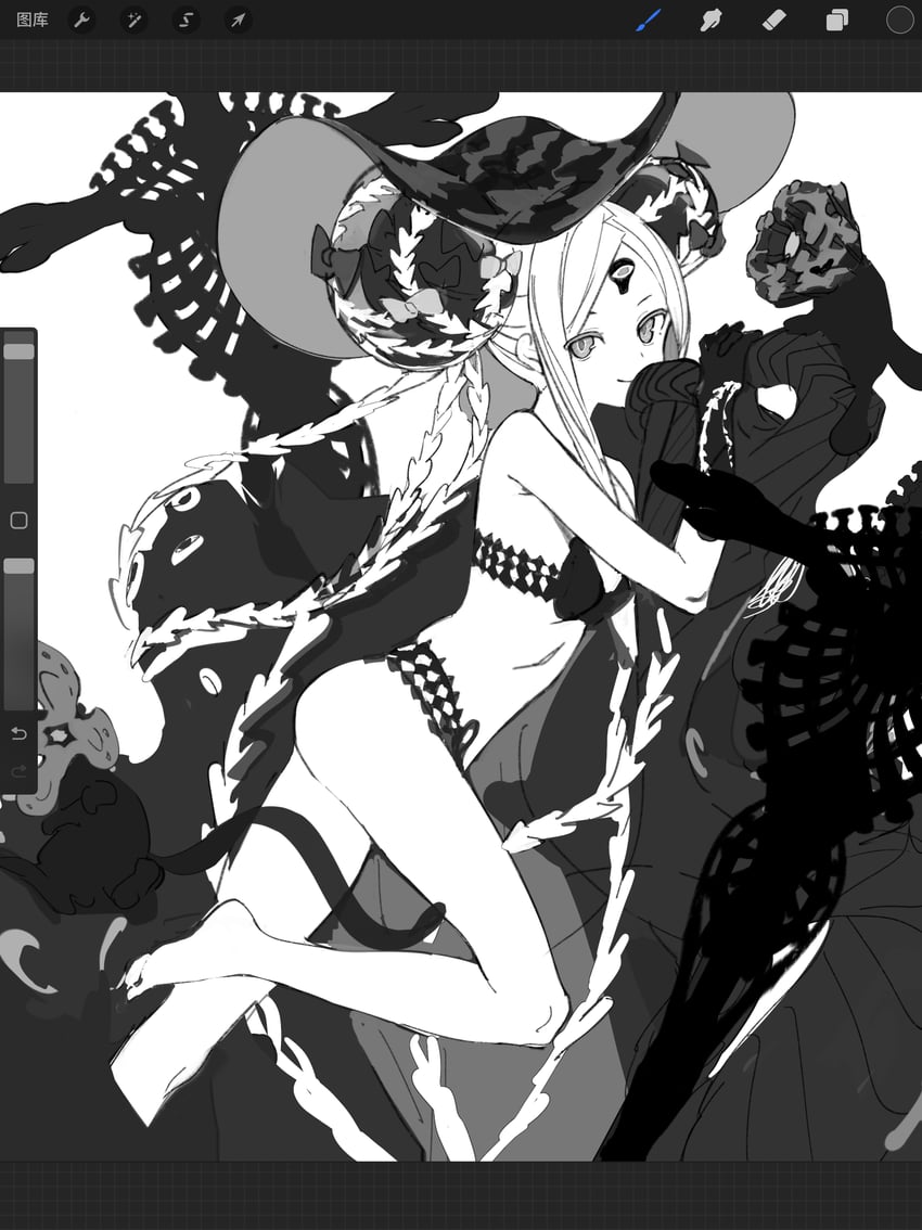 abigail williams, nosh, and luthar (fate and 1 more) drawn by kumatangent