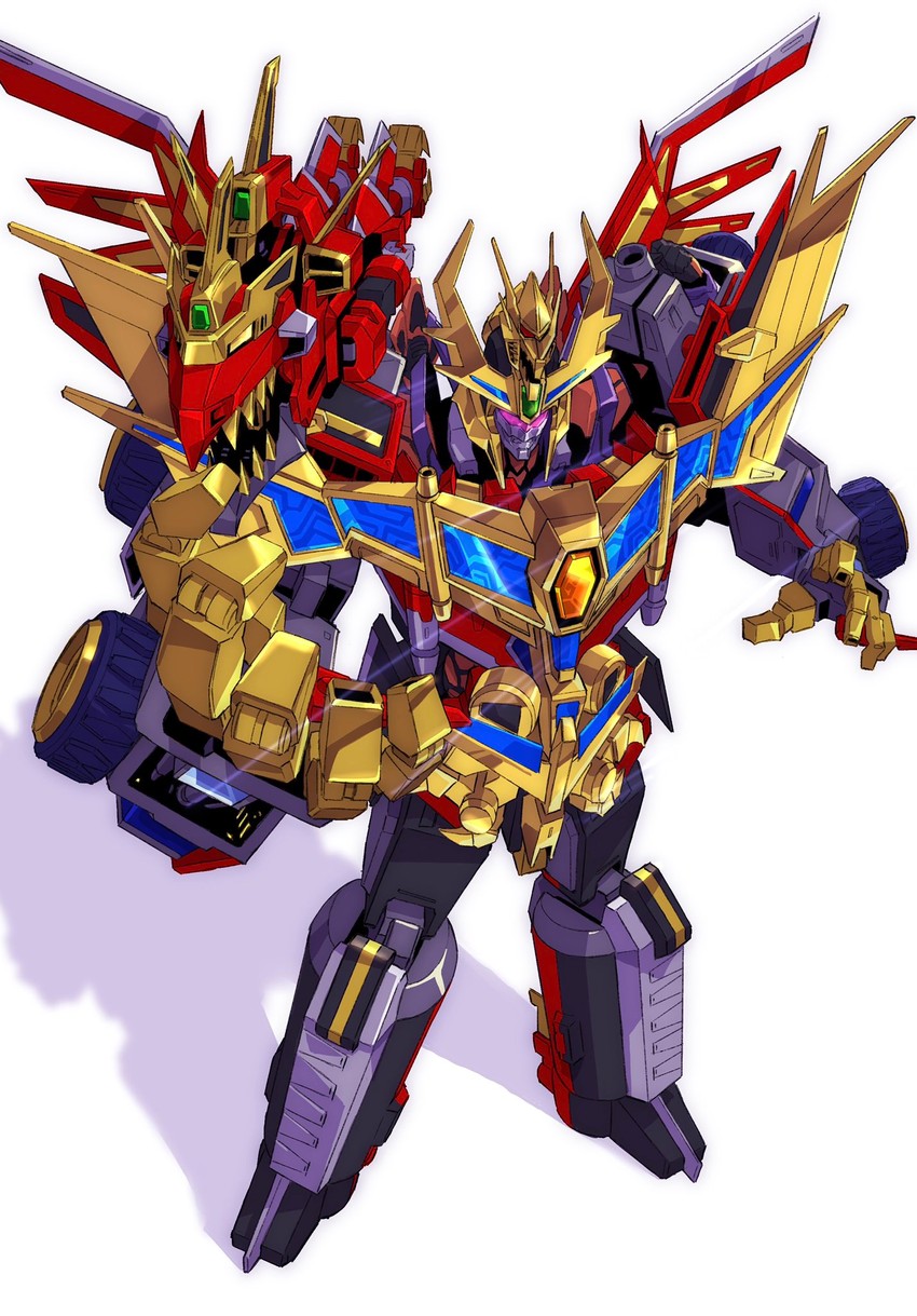 gridknight and kaiser gridknight (gridman universe and 1 more) drawn by ontama