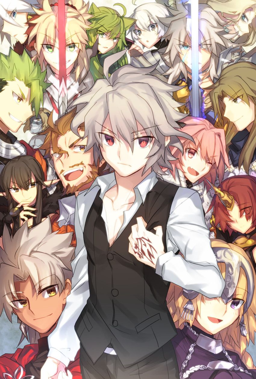 jeanne d'arc, astolfo, mordred, jack the ripper, atalanta, and 12 more (fate and 1 more) drawn by nikame