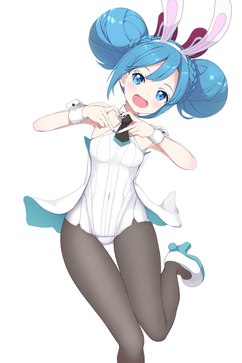 hatsune miku and bicute bunnies miku (vocaloid) drawn by marutae