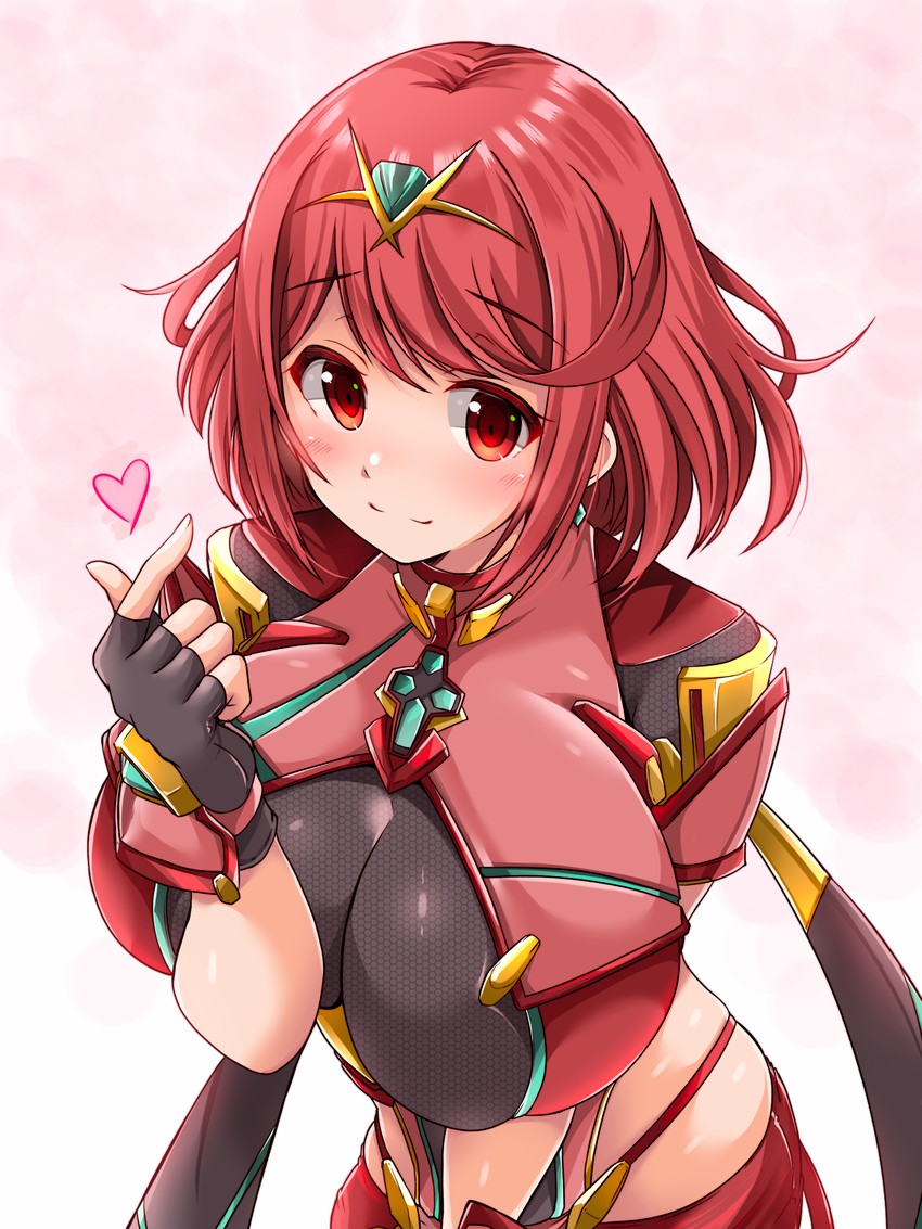 pyra (xenoblade chronicles and 1 more) drawn by kurokaze_no_sora