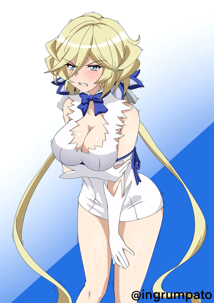 hestia, carol malus dienheim, and minase inori (senki zesshou symphogear and 1 more) drawn by kyomeihibiki