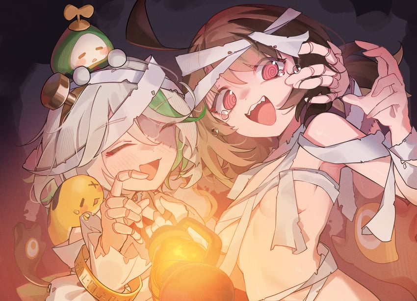 gigi murin, cecilia immergreen, grem, and otomo (hololive and 1 more) drawn by jknor