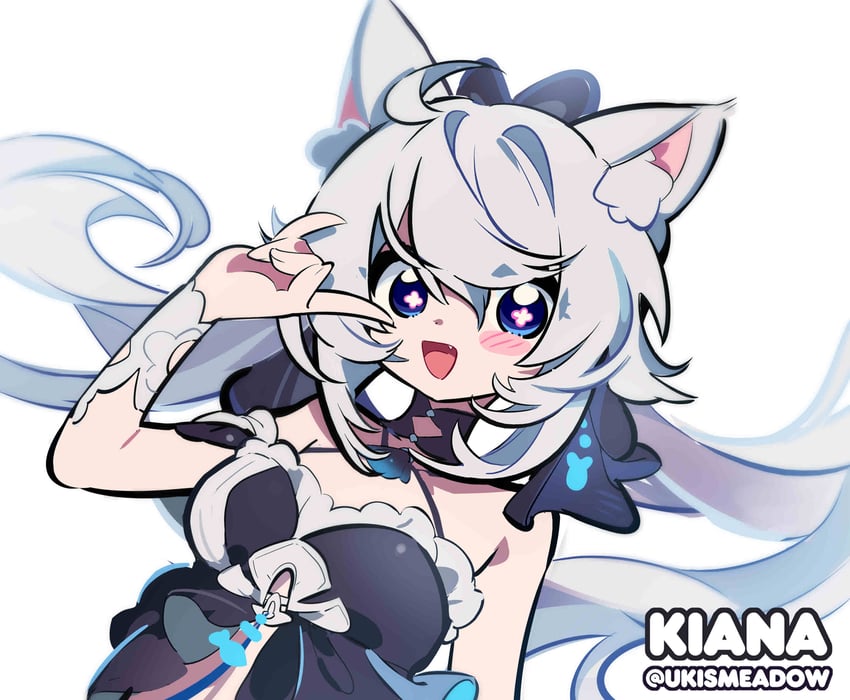 kiana kaslana (honkai and 1 more) drawn by meadow_(morphinecaca)