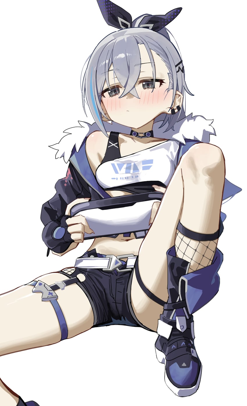 silver wolf (honkai and 1 more) drawn by syhan