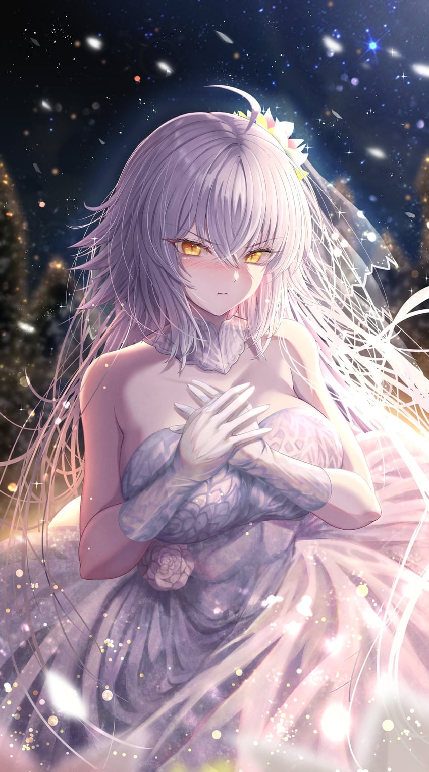 jeanne d'arc alter (fate and 1 more) drawn by penguintake