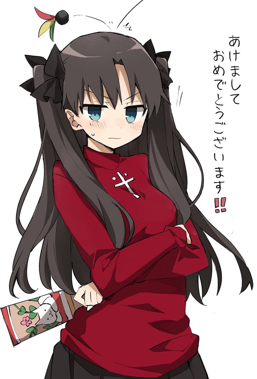 tohsaka rin (fate and 1 more) drawn by murakami_meishi