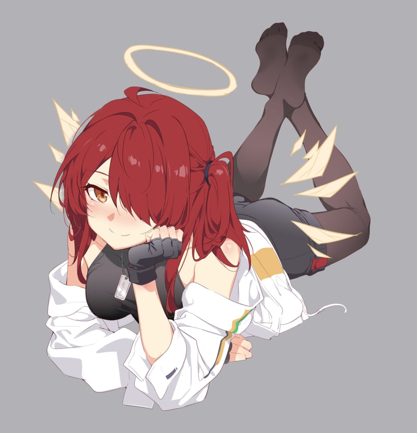 exusiai and exusiai the new covenant (arknights) drawn by kataokasan
