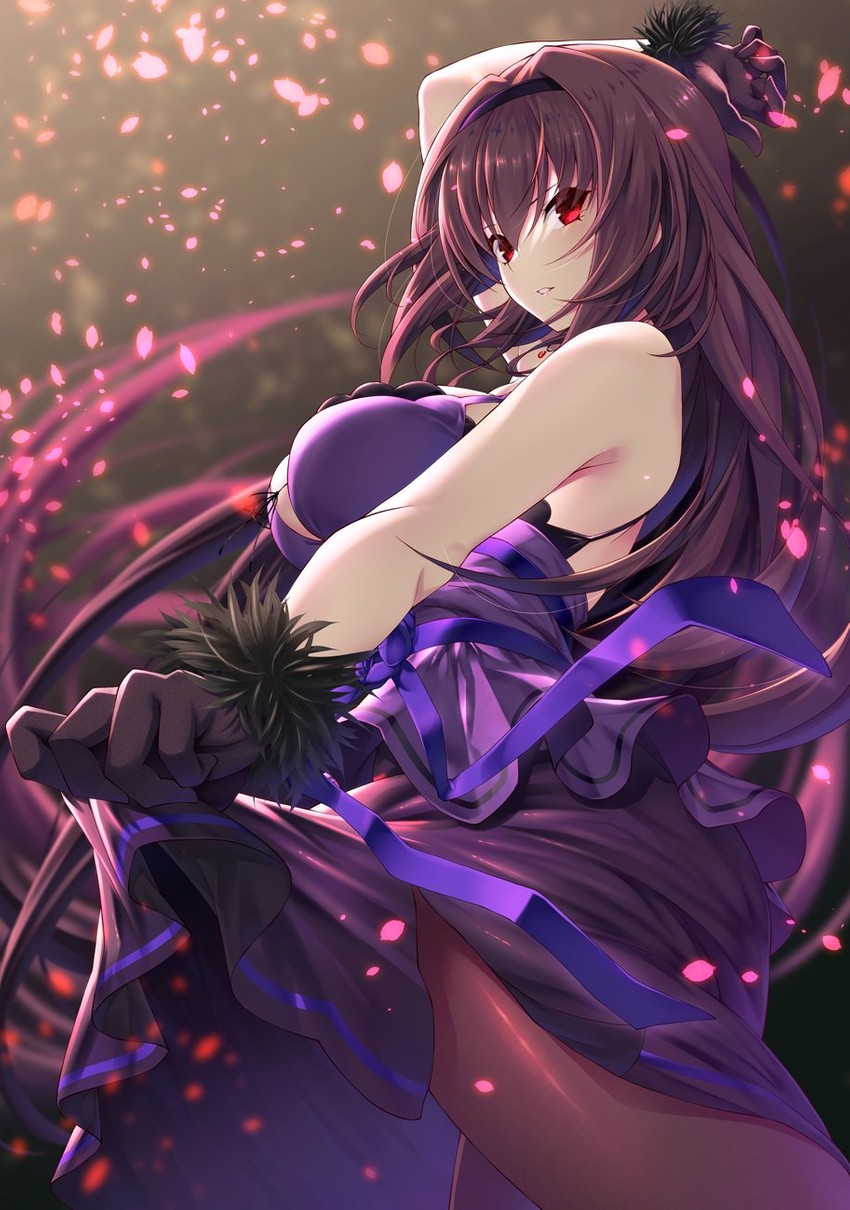 mash kyrielight and scathach (fate and 1 more) drawn by emanon123