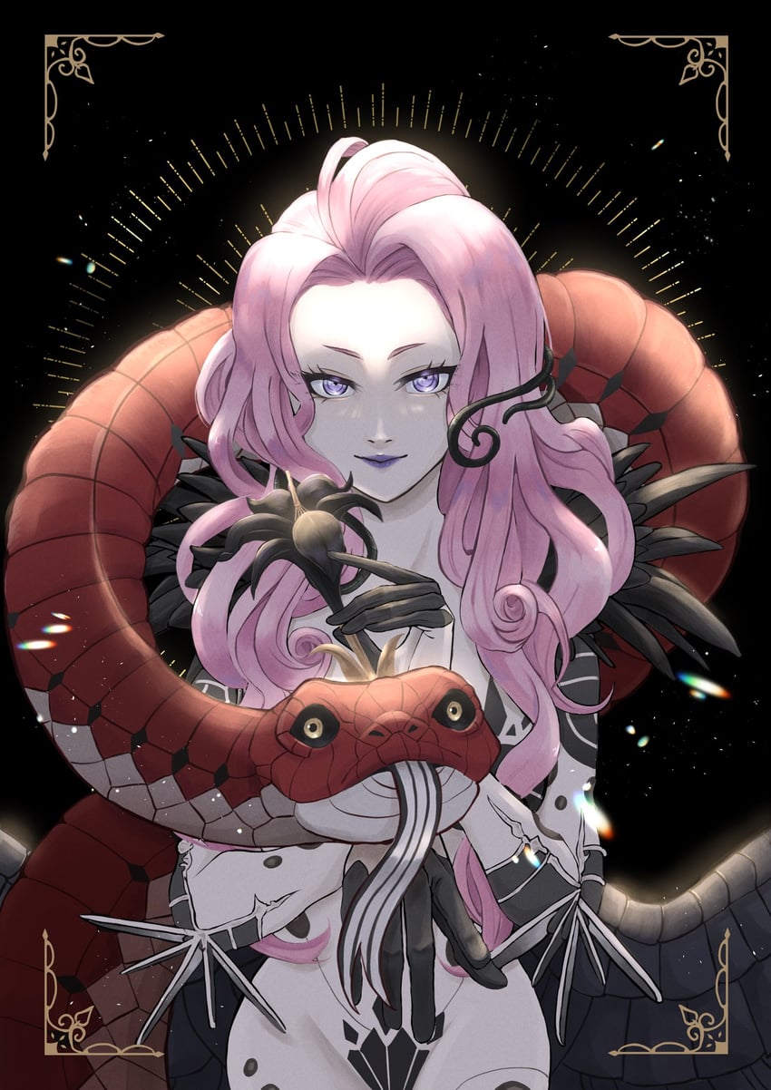 lilith (shin megami tensei and 2 more) drawn by yoru_emk